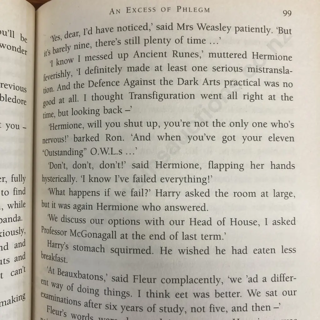 JK Rowling HARRY POTTER AND THE HALF-BLOOD PRINCE First Edition Page 99 Misprint Image 1++
